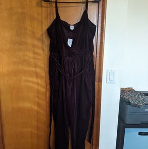 GAP Velvet Jumpsuit Size 14 Petite - Tags Attached
